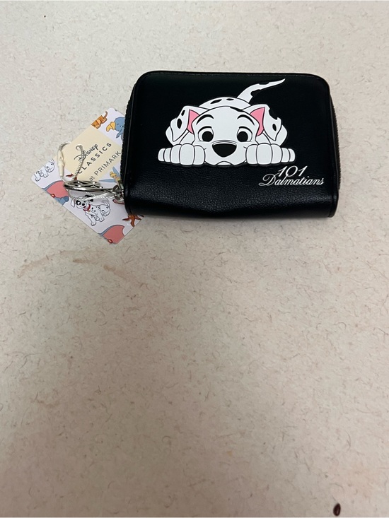 Disney Handbags - Disney 101 Dalmatians Black & White Peeking Puppy Zip Wallet